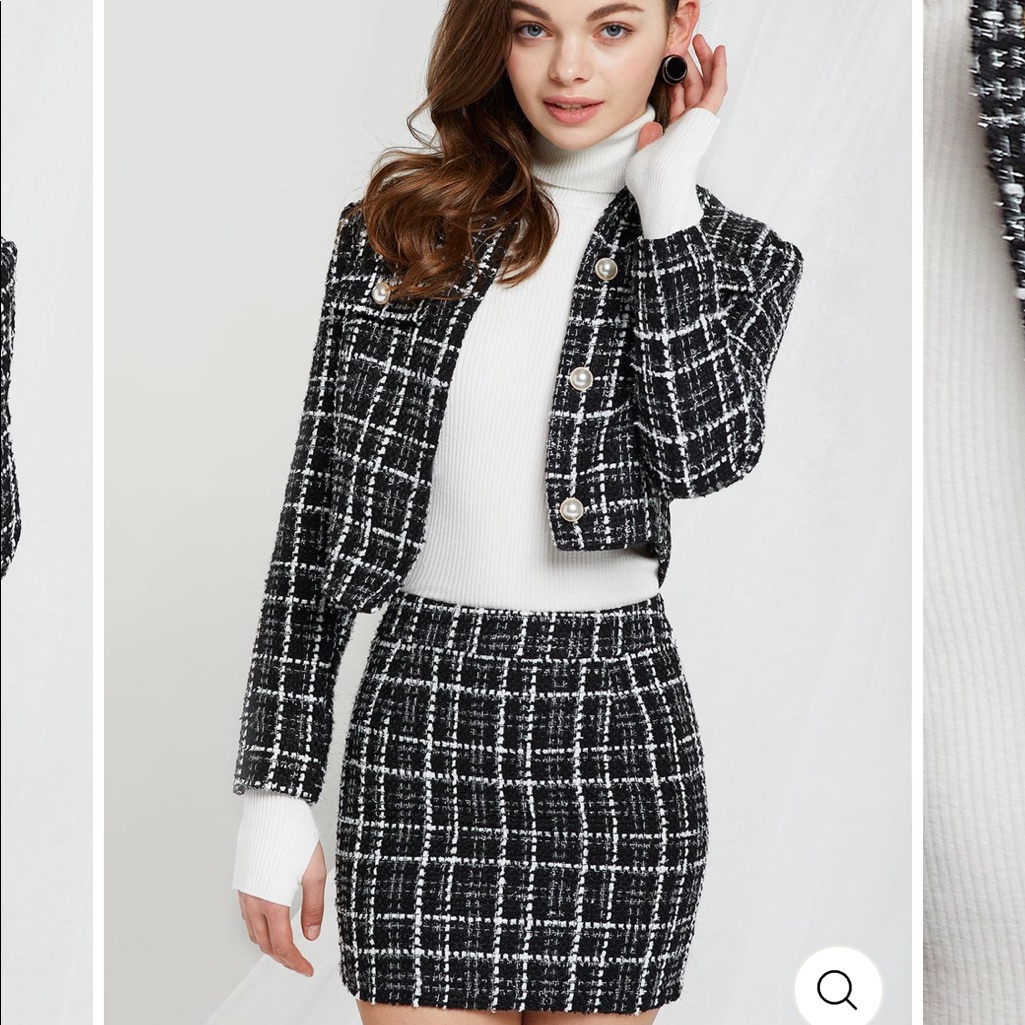 Storets Tweed Skirt Suit Size Xs